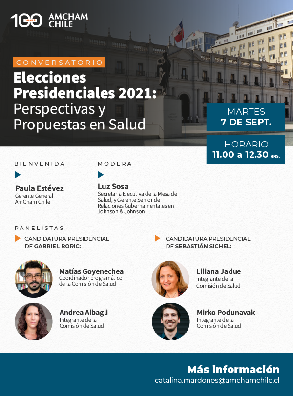 Elecciones Presidenciales 2021 Perspectivas Y Propuestas En Salud Amcham Chile 2934
